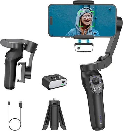 📹📱L7C PRO Kit Gimbal Stabilizer for Smartphone