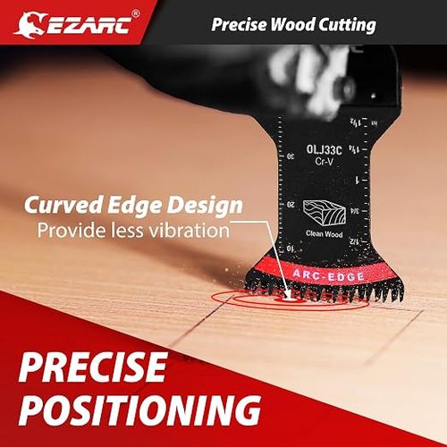 🔥Hot Seller🔥 COD！10 Pcs Multitool, Multifunctional Professional Japanese Teeth Fast Cutting Oscillating Blade, Compatible with Major Tools, Durable Design