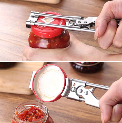 Adjustable Stainless Steel Jar & Bottle Opener