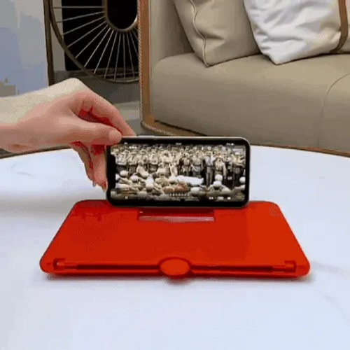 Premium 12 Inch Display | ✨3D 4K HD Screen Expander & Magnifier, Amplifier | Strong Phone Holder for All Smartphones with Anti scratch Features