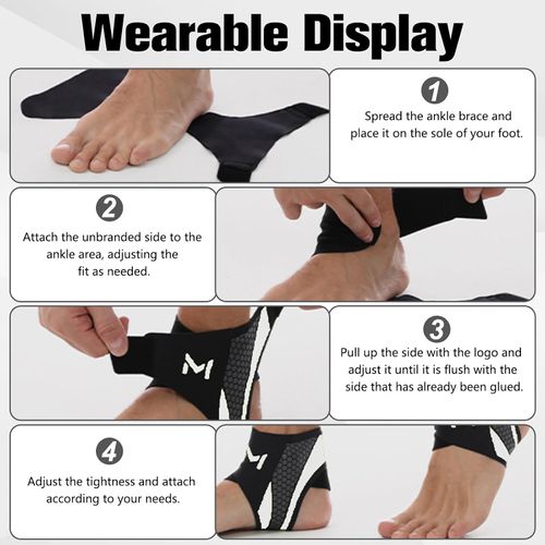 🔥Hot Seller🔥 COD！Buy 1 Get 4 ! Breathable Elastic Ankle Support Brace