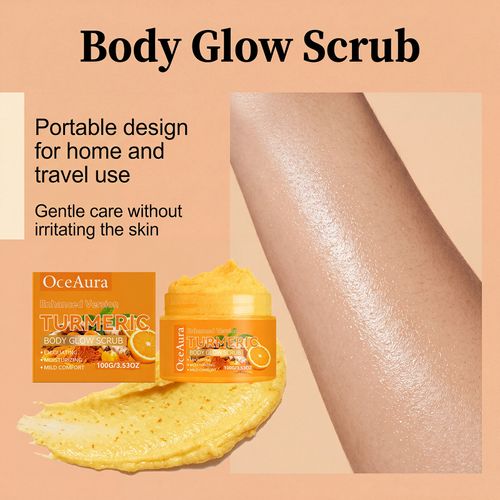🔥Hot Seller🔥 COD！Buy 1 Get 2 ! Turmeric Brightening Body Scrub – Exfoliating & Moisturizing