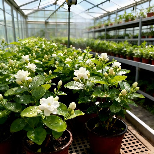 Double Jasmine Potted Plant