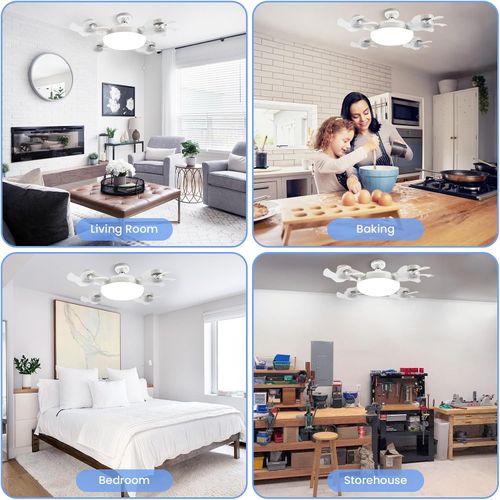 🔥Hot Seller🔥 COD！LED Drone Ceiling Socket Fan Light