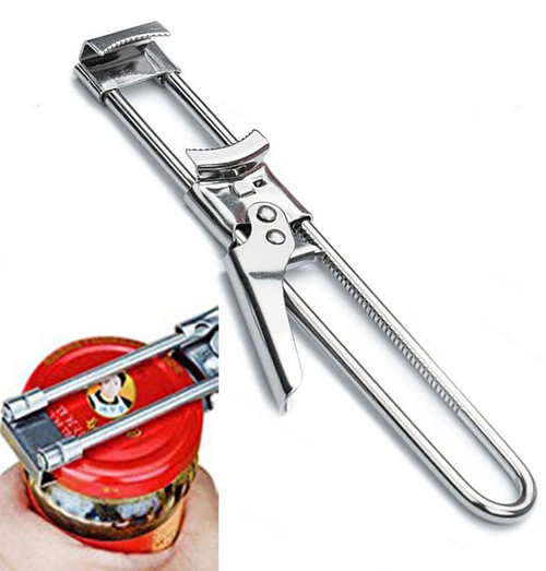 Adjustable Stainless Steel Jar & Bottle Opener