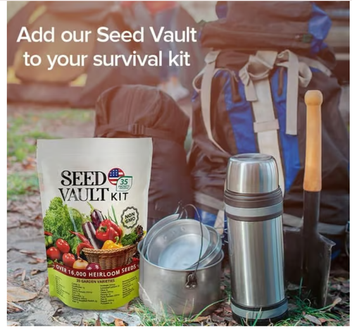 🥒🍅Vegetable Seed Vault Kit | 35 Variety Pack