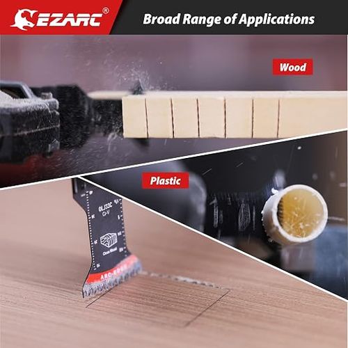 🔥Hot Seller🔥 COD！10 Pcs Multitool, Multifunctional Professional Japanese Teeth Fast Cutting Oscillating Blade, Compatible with Major Tools, Durable Design