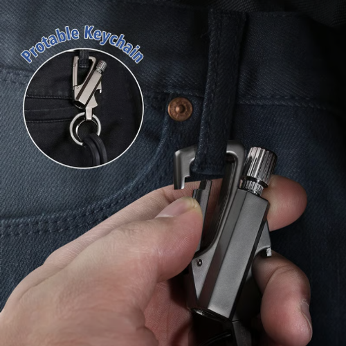 Refillable Permanent Match Bottle Opener Keychain