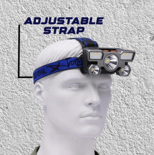 5 LED High Light USB Rechargeable Head Lamp (L80)