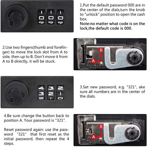 🔥Hot Seller🔥 COD！Diversion Book Safe with Combination Lock