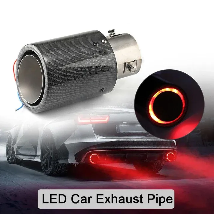 🔥Hot Seller🔥 COD！Universal LED Car Exhaust Pipe🚗🌪️🚨
