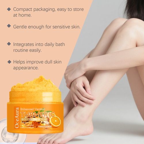 🔥Hot Seller🔥 COD！Buy 1 Get 2 ! Turmeric Brightening Body Scrub – Exfoliating & Moisturizing