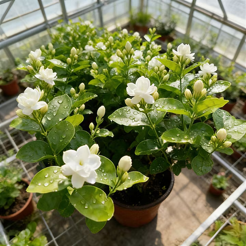 Double Jasmine Potted Plant