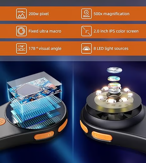 💥Portable Handheld Magnifying Glass