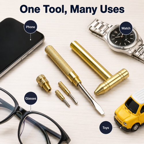 😊⏳Time-Limited Special⏰6 in 1 Mini Hammer and Screwdriver Hand Tools Set