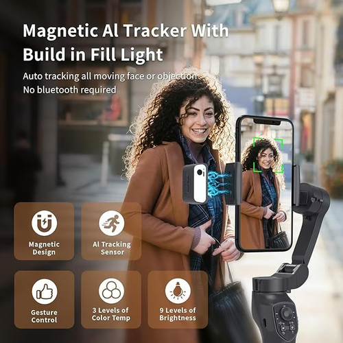 📹📱L7C PRO Kit Gimbal Stabilizer for Smartphone