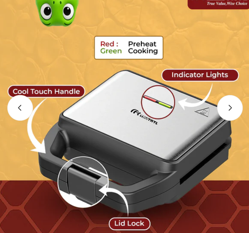 truTRTL Premium 3-in-1 Sandwich Maker