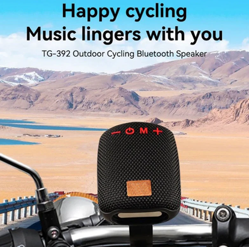Bluetooth sports speaker for bicycles – IPX5 waterproof, TWS & MicroSD card support