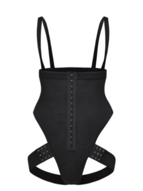 🔥50% OFF 💕Cuff tummy trainer**Femme Exceptional Shapewear color：black size： XXL