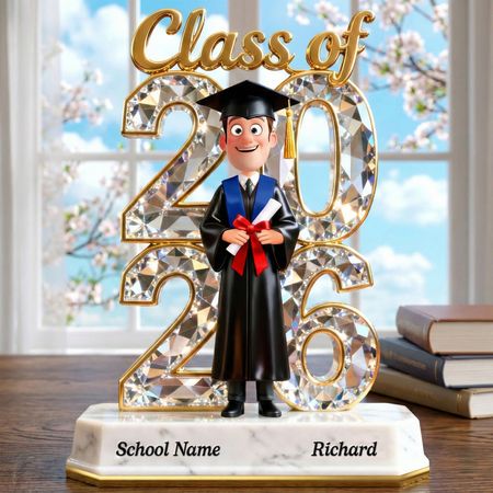 Graduação Placa acrílica-Presentes personalizados para graduados