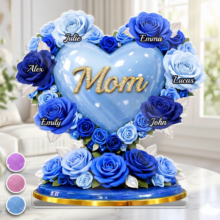 Placa acrílica personalizada-presentes personalizados do dia das mães para a mãe, avó-o amor da mãe sempre protege