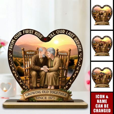 Placa De Madeira De 2 Camadas Personalizadas-Presentes De Casamento De Aniversário Para Marido E Esposa, Ele E Ela-Always Been You