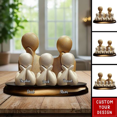 Família Forever-personalizado Família Custom Shaped Acrílico Placa