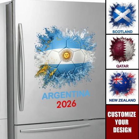 Bandeiras personalizadas do país-decalque futebol personalizado