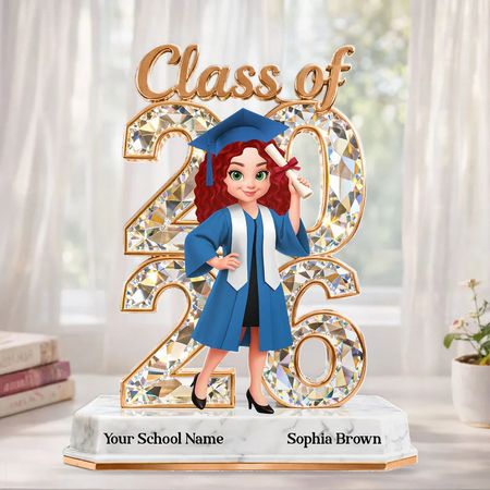 Lembrança de formatura personalizada em acrílico