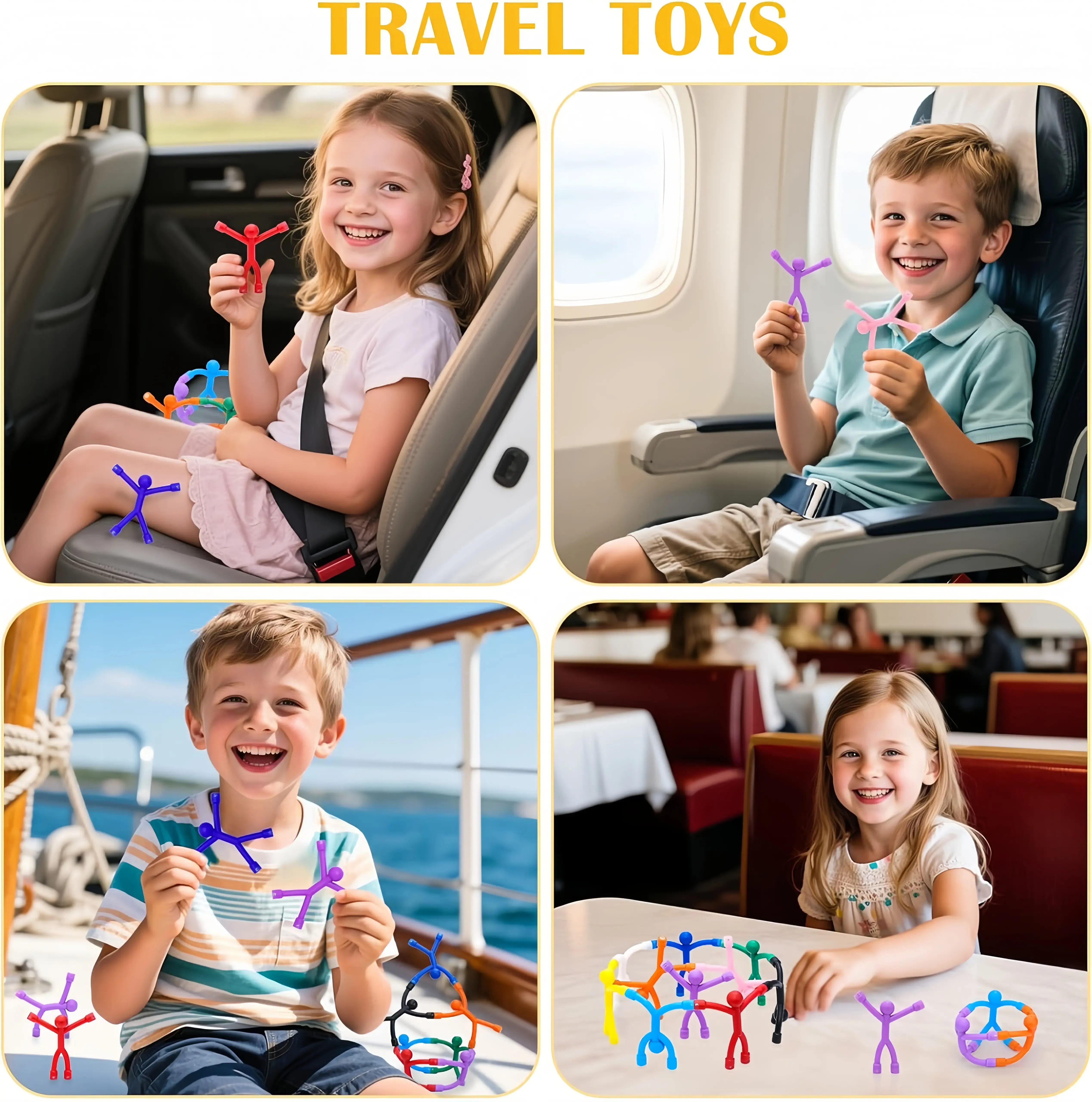 Magnetic Decompression Toys for Adults and Children (10-Piece Pack) – Magnetic Figurines