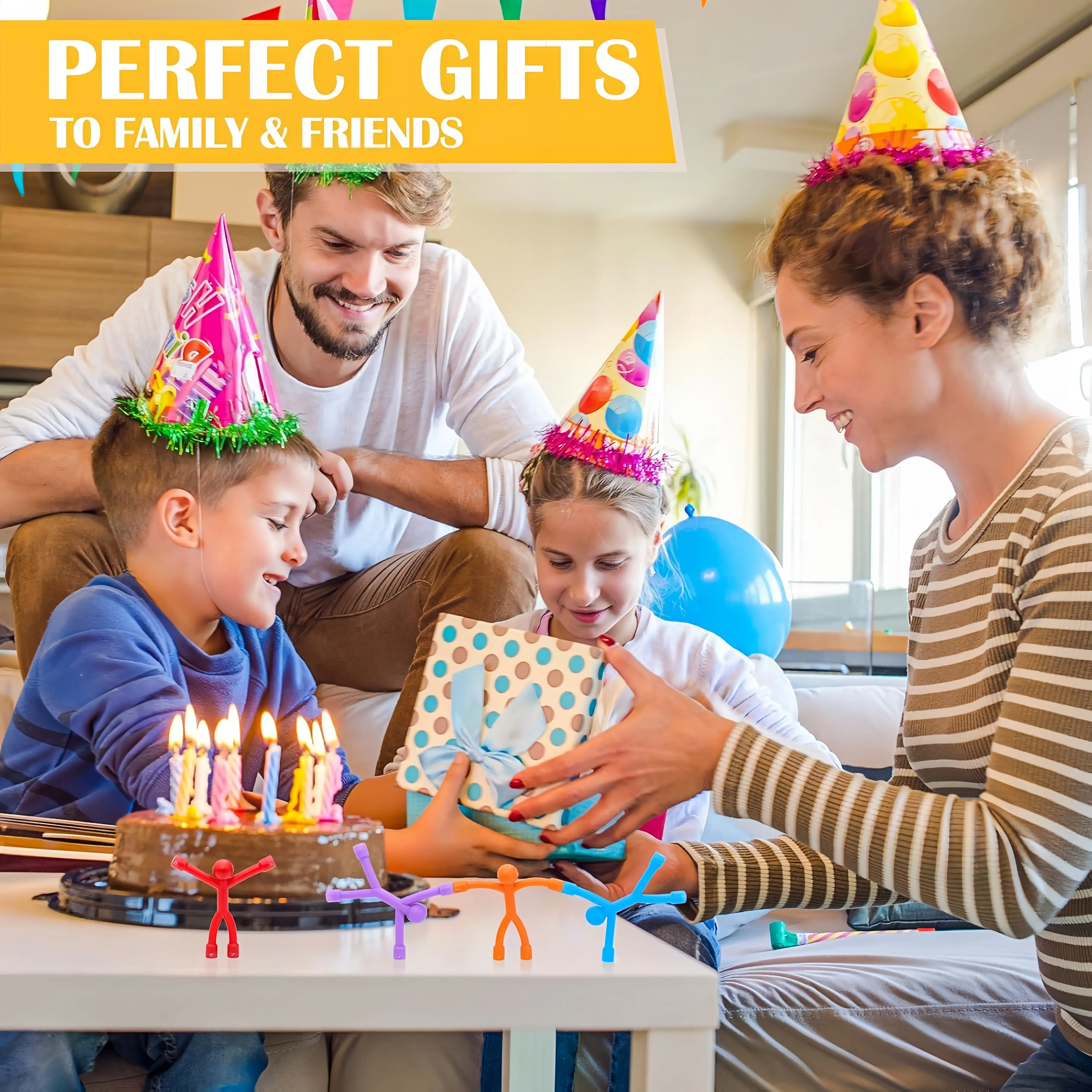 Magnetic Decompression Toys for Adults and Children (10-Piece Pack) – Magnetic Figurines