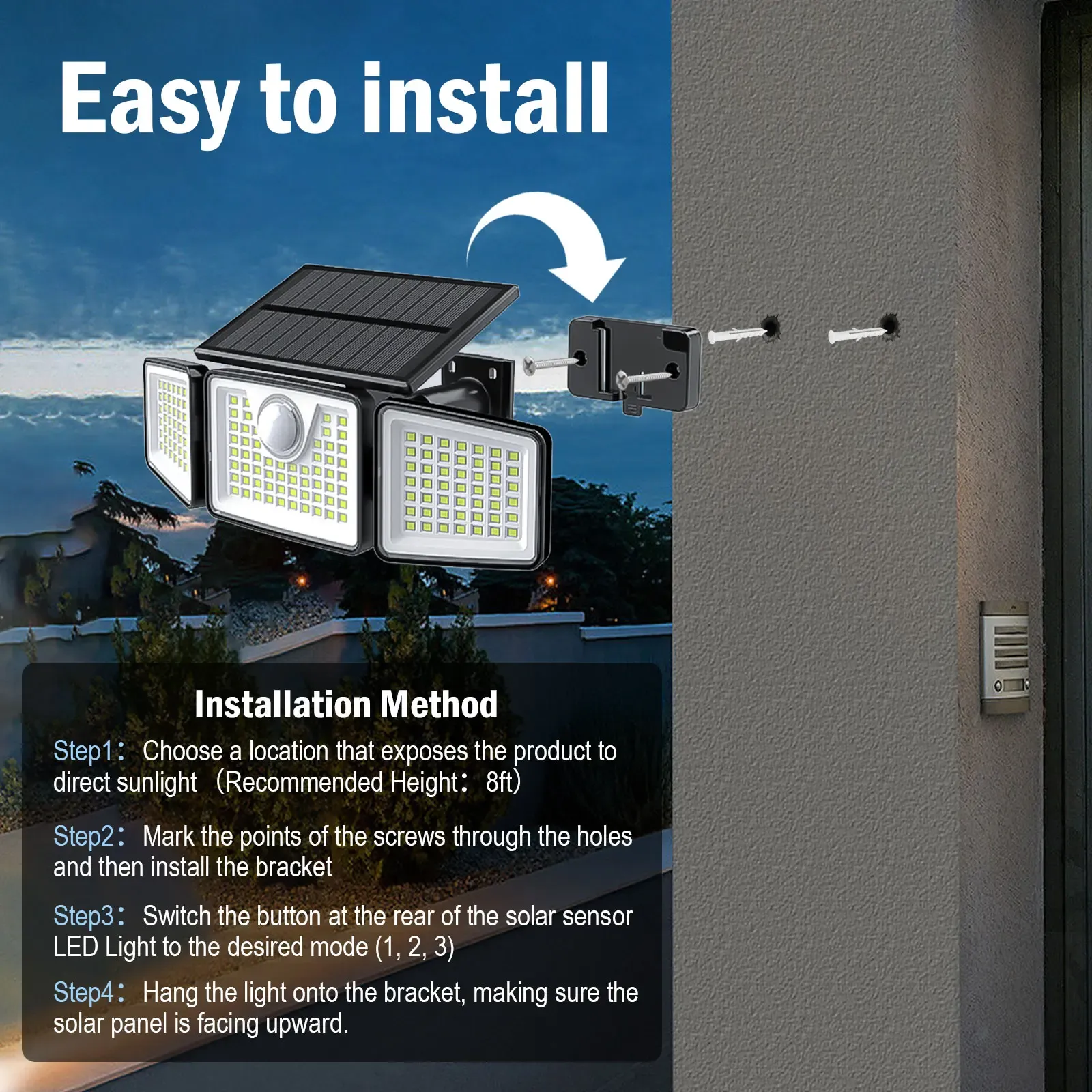 Solar outdoor lights