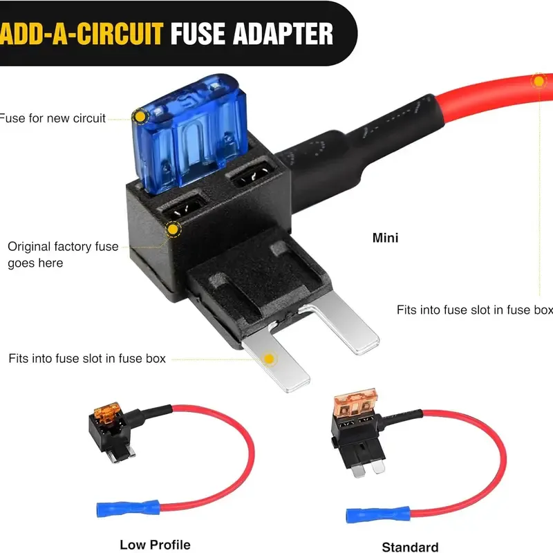 12-Pack  Car Add-a-Circuit Fuse Tap Kit