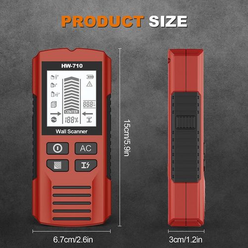 Multi-Function Handheld Wall Detector