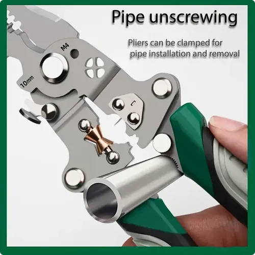 Multi-Functional Folding Wire Stripper