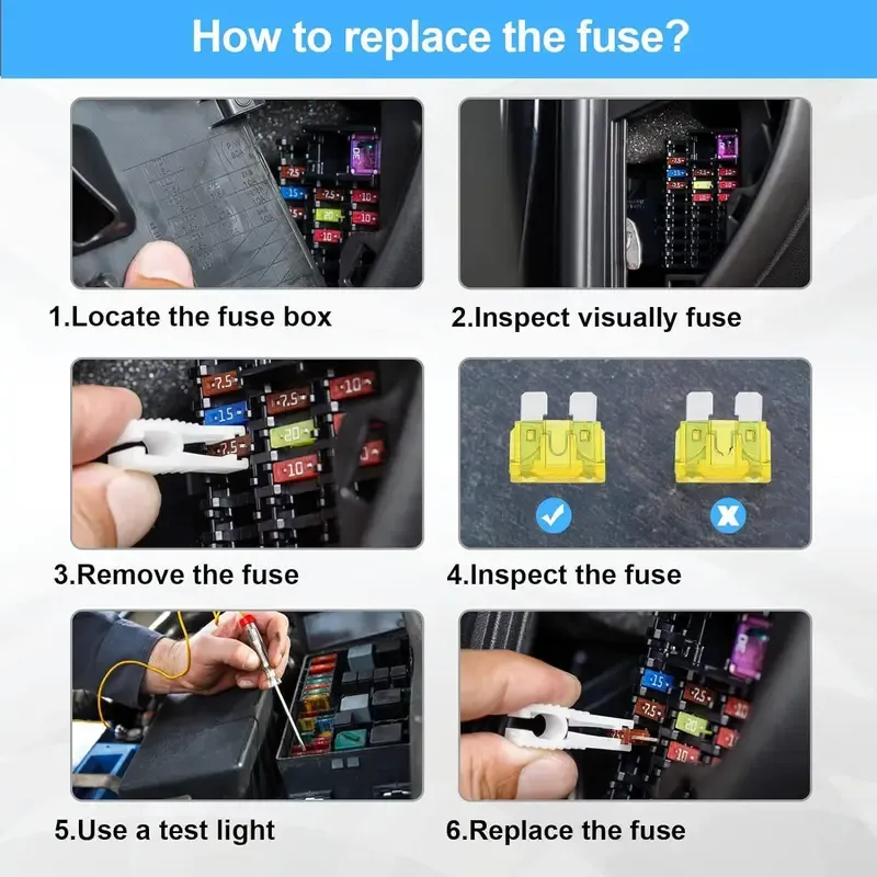 306-piece automotive blade fuse set