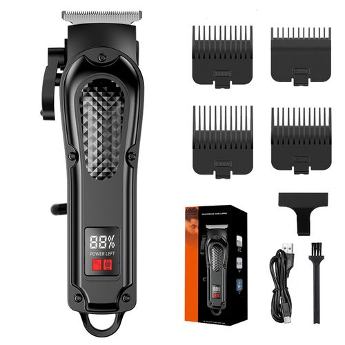 Professional hair clipper set, wireless charging electric hair clipper