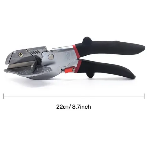 Electrical wire trough shears, 45°-135° angle shears