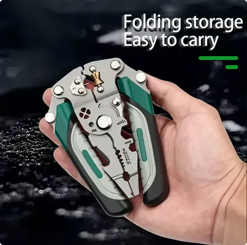 Multi-Functional Folding Wire Stripper
