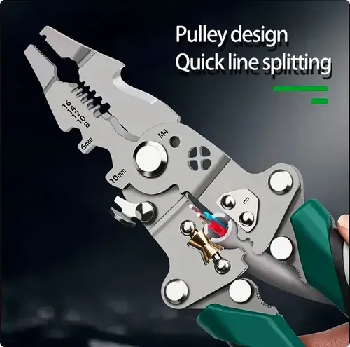Multi-Functional Folding Wire Stripper