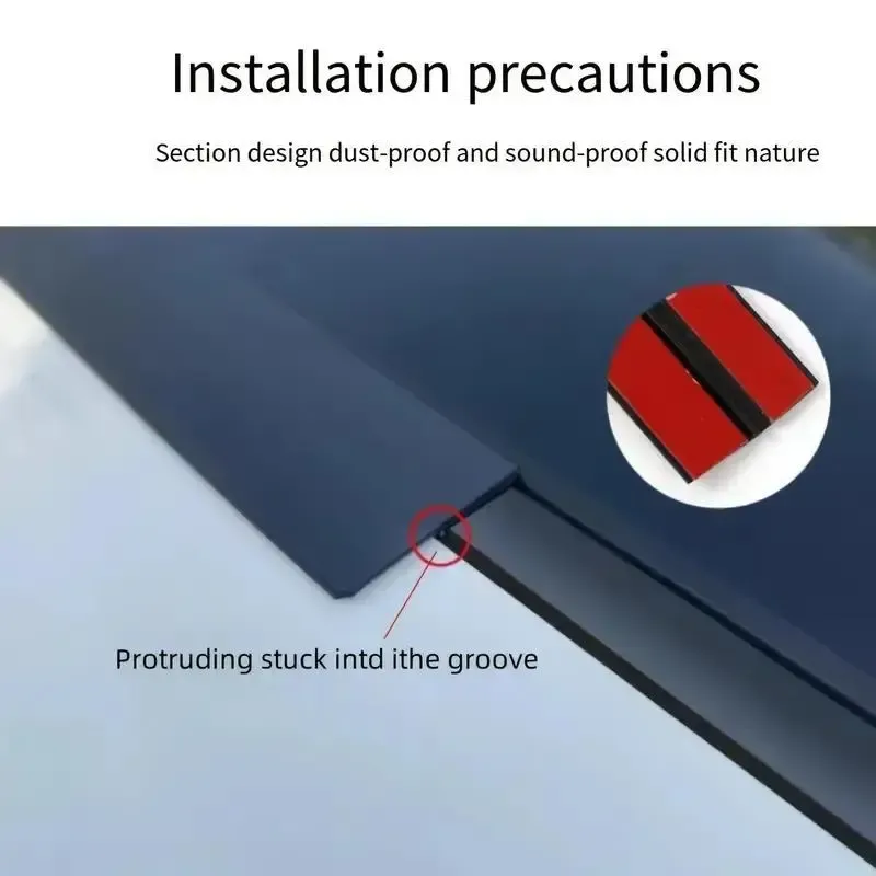 T-shaped automotive windshield rubber sealing strip