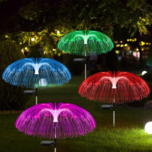 Solar Garden Changing Jellyfish Lights