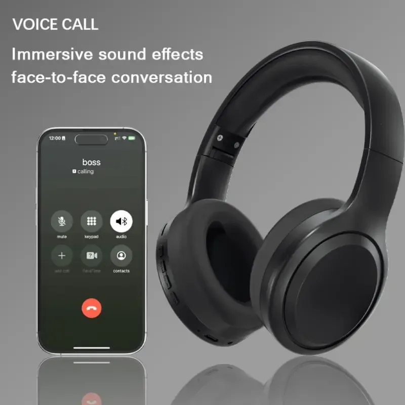 Over-ear wireless Bluetooth headphones