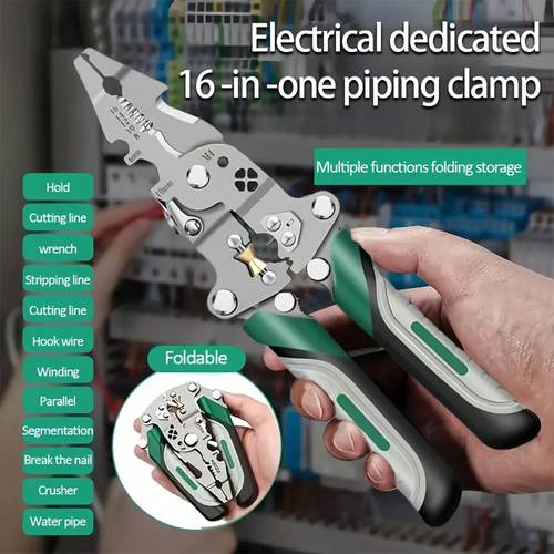 Multi-Functional Folding Wire Stripper