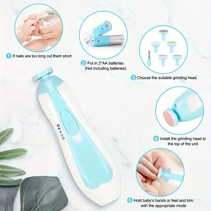 Premium LED Baby Nail Trimmer Set