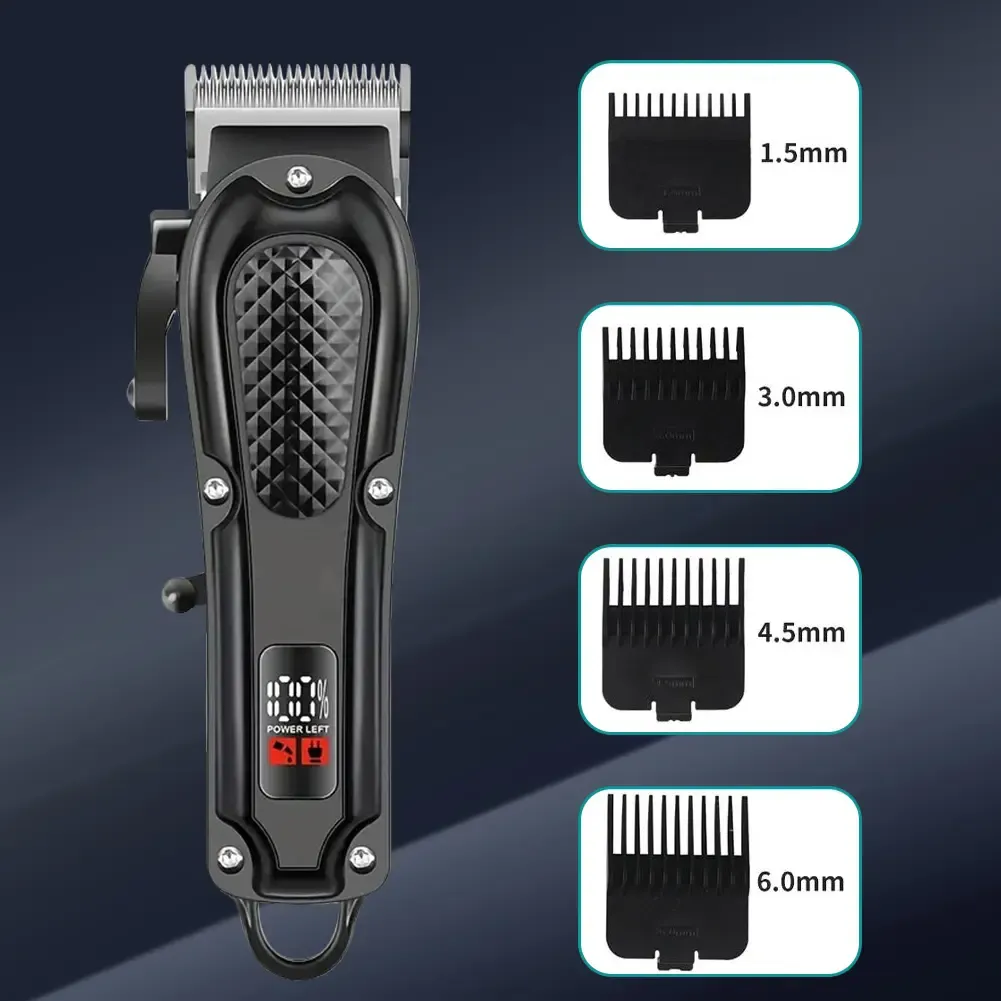 Professional hair clipper set, wireless charging electric hair clipper