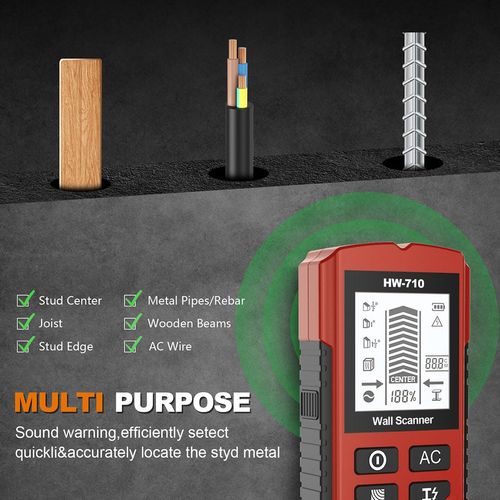 Multi-Function Handheld Wall Detector