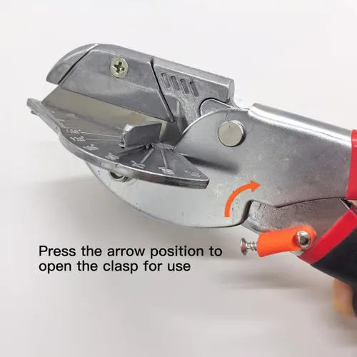 Electrical wire trough shears, 45°-135° angle shears