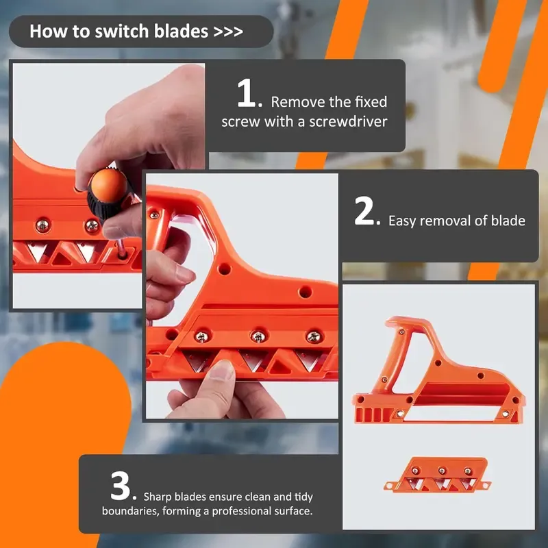 45°&60° handheld edge cutter for drywall