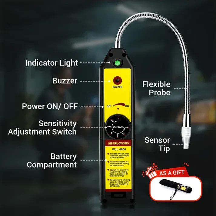 Multifunctional Car AC Halogen Leak Detector